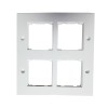 Anchor Roma Deko 21350WH 8M Vertical White Cover Plate With Frame