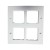 Anchor Roma Deko 21350WH 8M Vertical White Cover Plate With Frame