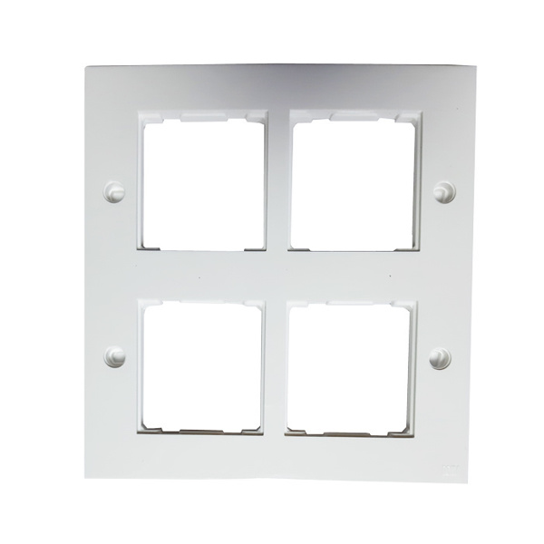 Anchor Roma Deko 21350WH 8M Vertical White Cover Plate With Frame