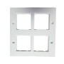 Anchor Roma Deko 21350WH 8M Vertical White Cover Plate With Frame