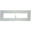 Legrand Mylinc 675567 8M Horiz White Cover Plate With Frame