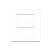 Micron Artize 8 M 5X5 White Cover Plate With Frame