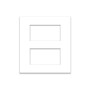 Micron Artize 8 M 5X5 White Cover Plate With Frame