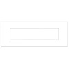 Micron Artize 8 M 9X3 White Cover Plate With Frame
