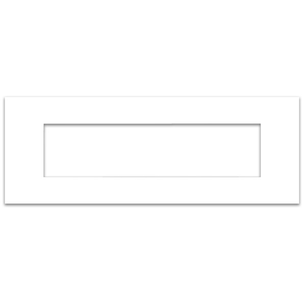 Micron Artize 8 M 9X3 White Cover Plate With Frame
