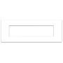 Micron Artize 8 M 9X3 White Cover Plate With Frame