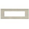 Norisys Cube C5408.01 8 Module Vector Frost White Cover Plate With Frame