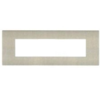 Norisys Cube C5408.01 8 Module Vector Frost White Cover Plate With Frame