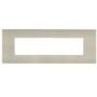 Norisys Cube C5408.01 8 Module Vector Frost White Cover Plate With Frame