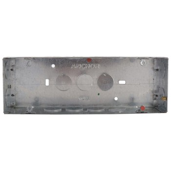 Anchor 8 Module Electrical Metal Gang Box