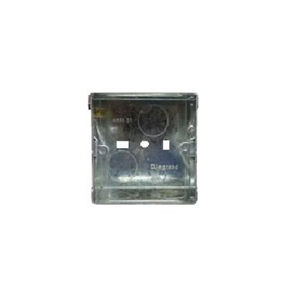 Legrand 689007 1 & 2 Module Electrical Metal Gang Box