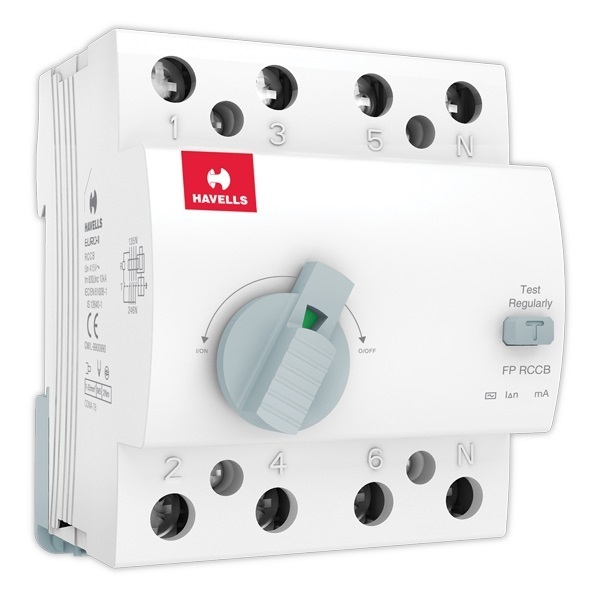 Havells 40A 30mA 4 Pole RCCB