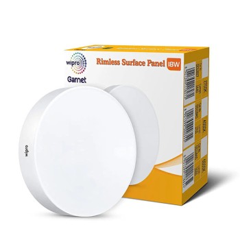 Wipro Garnet 18W Round Rimless LED Surface Light