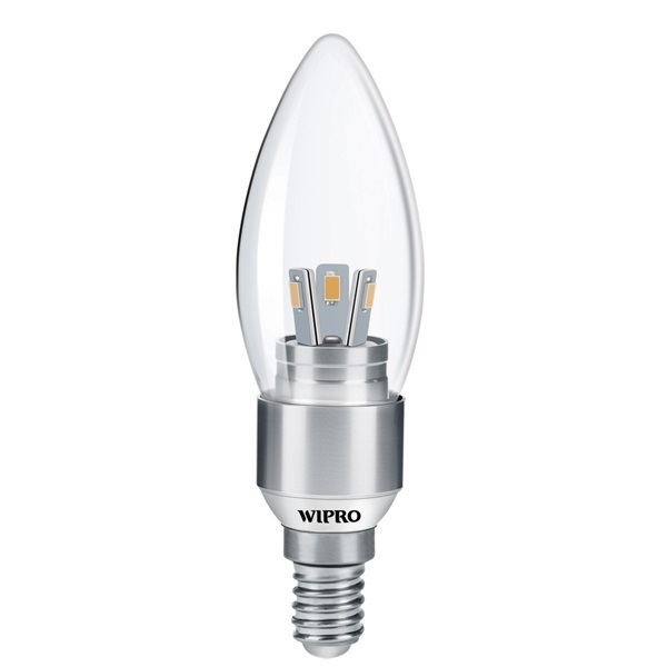 Wipro Garnet 3W E-14 LED Candle Lamp