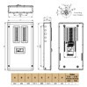 Legrand Ekinox 507745 4 Way DPX3 160 VTPN MCCB Distribution Board