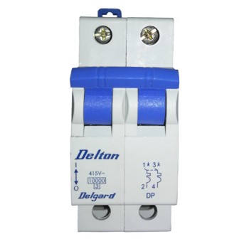 Delton 25A C-Curve 10kA 2 Pole MCB