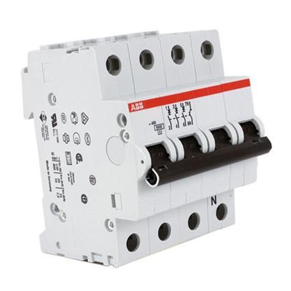 ABB 16A C-Curve 10kA 4 Pole MCB