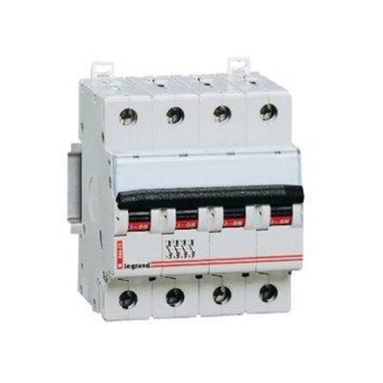Legrand DX3 408697 20A C-Curve 10kA 4 Pole MCB