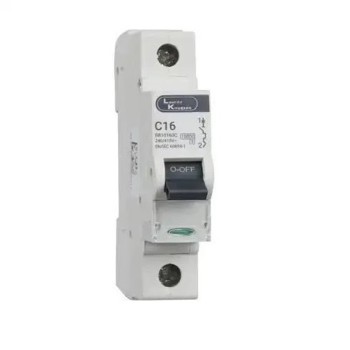Lauritz Knudsen BB10160C 16A C-Curve 10kA 1 Pole MCB