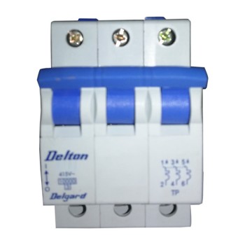 Delton 63A C-Curve 10kA 3 Pole MCB