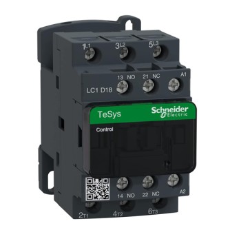 Schneider LC1D18 18A Three Pole Contactors