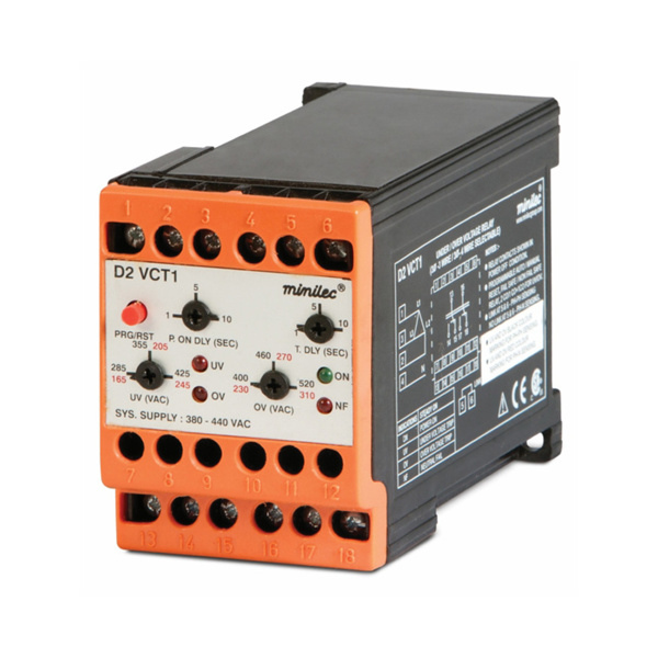 Minilec D2 VCT1 Voltage Monitoring Relay