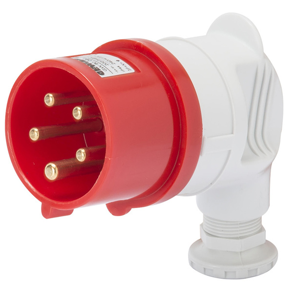Gewiss GW60102 32A 5 Pin 415V 90 Deg Plug