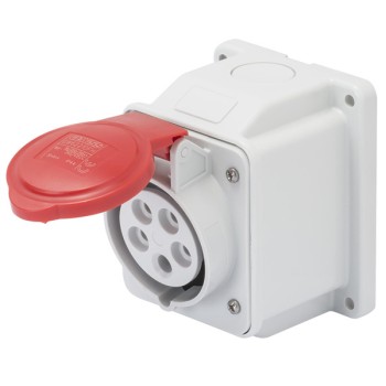 Gewiss GW62420 32A 5 Pin 415V Surface Socket Outlet