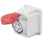 Gewiss GW62420 32A 5 Pin 415V Surface Socket Outlet