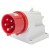 Gewiss GW60409 16A 5 Pin 415V Straight Plug
