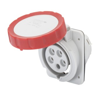 Gewiss GW62243H 32A 5 Pin 415V Panel Socket Outlet