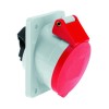 Neptune - Bals 1215 32A Angled 5 Pin IP 44 Panel Mounting Socket Outlet