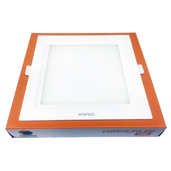 Wipro Garnet Wave Slim 10W Square LED Panels