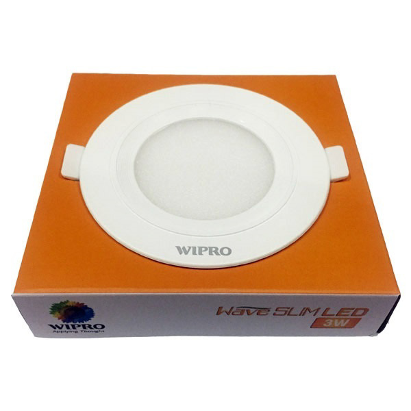 Wipro Garnet Wave Slim 3W Round LED Panels