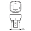 Osram 10W 2 Pin PLC CFL