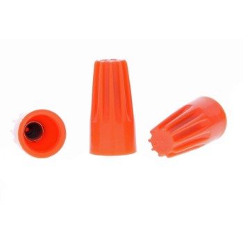 Ideal Orange Wire Nuts for 0.75 Sqmm to 2.5 Sqmm (100 Pcs)