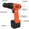 Black + Decker 12V Cordless Drill Machine