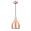 Philips Beacon 58074 E-27 (Bulb Base) Rosegold & Silver Pendant Light