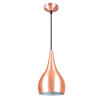 Philips Beacon 58074 E-27 (Bulb Base) Rosegold & Silver Pendant Light