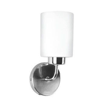 Philips Blush 58185 E-27 (Bulb Base) Stainless Steel Wall Lights