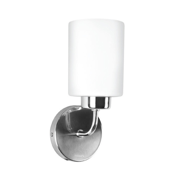 Philips Blush 58185 E-27 (Bulb Base) Stainless Steel Wall Lights
