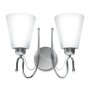 Philips Trendo 34304 B-22 (Bulb Base) Double Head White Wall Lights