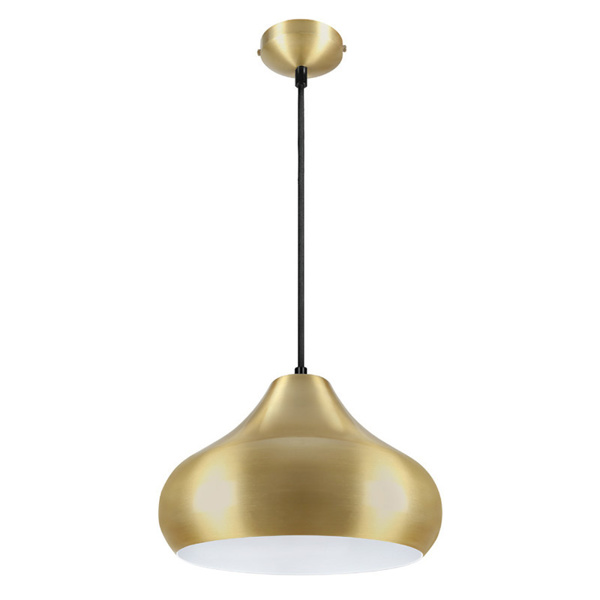 Philips Vivid 582024 E-27 (Bulb Base) Matte Gold Pendant Light