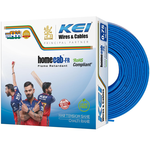 KEI 1.5 sq mm 90 mtr FR House Wire
