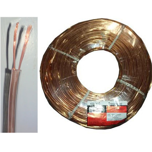Finolex 0.75 sq mm 2 Core 100 mtr Transparent Speaker Wire