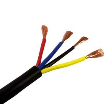 Plaza 0.5 sq mm 4 Core 100 mtr Copper Flexible Wire