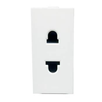Legrand Britzy 673453 2 Pin 1M White Socket