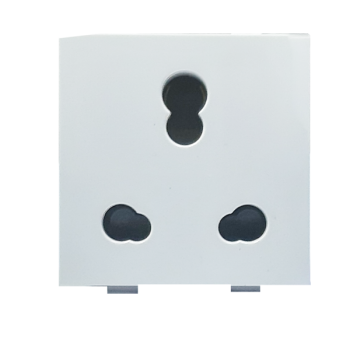 Legrand Britzy 673455 6-16A 3 Pin 2M White Socket