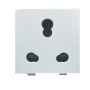 Legrand Britzy 673455 6-16A 3 Pin 2M White Socket