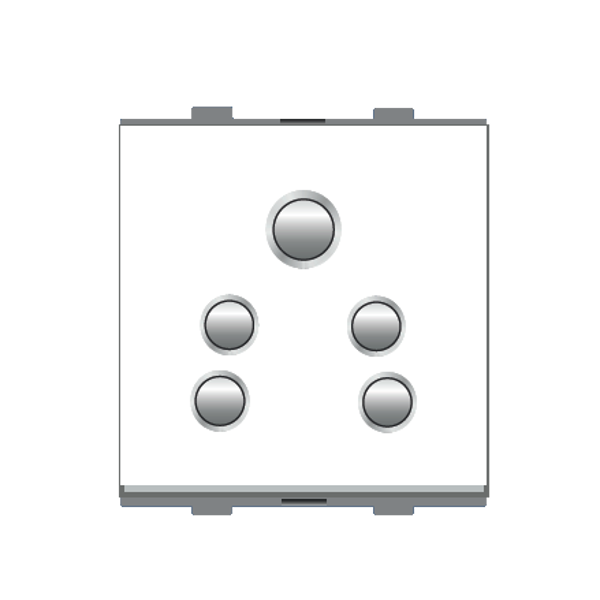 Micron Artize 10A 5 Pin White Socket